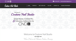 Desktop Screenshot of couturenailstudio.com